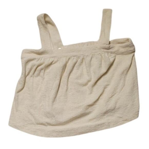 NWT Marine Layer Terry Out Tank Top Cloud Dancer Adjustable Straps Beachy - L - Picture 1 of 6